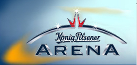 Webseite der König-Pilsener-Arena in Oberhausen