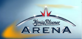 Webseite der Knig-Pilsener-Arena in Oberhausen